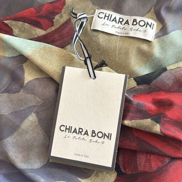 Chiara Boni La Petite Adad One-Shoulder
Floral-Print Mini Dress 14 NWT $890 - Picture 4 of 6